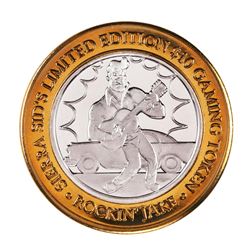 .999 Silver Sierra Sids Sparks, Nevada $10 Casino Limited Edition Gaming Token