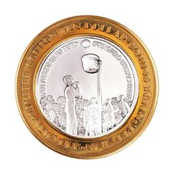 .999 Silver New York New York Casino Las Vegas $10 Limited Edition Gaming Token