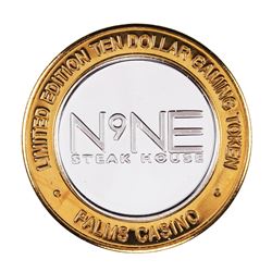 .999 Silver Palms Casino Las Vegas Nevada $10 Limited Edition Gaming Token