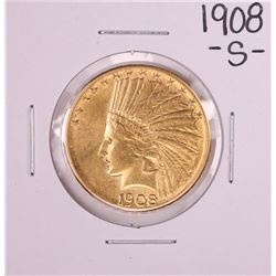 1908-S $10 Indian Head Eagle Gold Coin