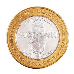 .999 Silver New York New York Casino Las Vegas $10 Limited Edition Gaming Token