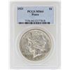 Image 1 : 1921 $1 Peace Silver Dollar Coin PCGS MS64