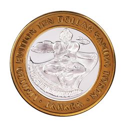 .999 Silver Sahara Las Vegas, Nevada $10 Casino Limited Edition Gaming Token