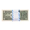 Image 2 : Pack of (100) Consecutive 2017 $1 Federal Reserve STAR Notes San Francisco