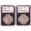 Image 1 : Lot of 1891 & 1892-O $1 Morgan Silver Dollar Coins NGC Genuine