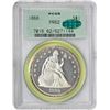 Image 2 : 1868 $1 Proof Seated Liberty Silver Dollar Coin PCGS PR62 CAC OGH