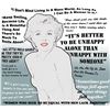 Image 1 : Ms. Monroe Quotes Hollywood Poster