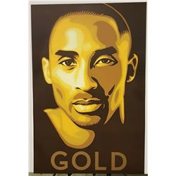 "GOLD" Kobe Bryant Sports Poster