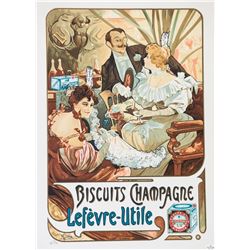 Biscuits Champagne, Alphonse Mucha