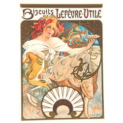Biscuits Lefevre-Utile, Alphonse Mucha