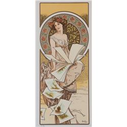 Champenois Calendar, Alphonse Mucha