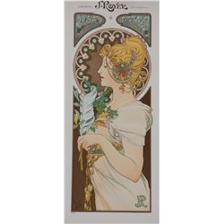 La Primevere et la Plume Var.2, Alphonse Mucha