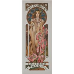 Moet Chandon/Grand Cremant Imperial, Alphonse Mucha