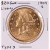 Image 1 : 1904-S $20 Liberty Head Double Eagle Gold Coin
