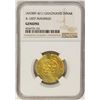 Image 1 : AH389-421 Ghaznavid Dinar A-1607 Mahmud Gold Coin NGC Genuine