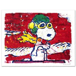 Tom Everhart "Low Fat Meal Over Santa Monica" Limited Edition Lithograph