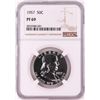 Image 1 : 1957 Proof Franklin Half Dollar Coin NGC PF69