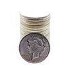 Image 1 : Roll of (20) Brilliant Uncirculated 1924 $1 Peace Silver Dollar Coins