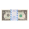 Image 1 : Pack of (100) Consecutive 2017 $1 Federal Reserve STAR Notes San Francisco