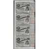 Image 1 : Uncut Sheet of (4) State of Louisiana Baby Bond Obsolete Notes