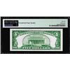 Image 2 : 1934 $5 Silver Certificate Note Fr.1650 PMG Gem Uncirculated 66EPQ