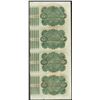 Image 2 : Uncut Sheet of (4) State of Louisiana Baby Bond Obsolete Notes