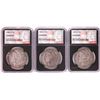 Image 1 : Lot of 1888-O to 1890-O $1 Morgan Silver Dollar Coins NGC Genuine