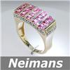 Image 1 : Neimans 3.50 ct Sapphire Ring 14kt Gold USGL Certified