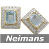 Image 1 : Neimans 1.00 ct Green Sapphire & Diamond Ring 14kt Gold