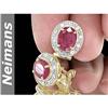 Image 1 : Finest 1.50 ct Certified Ruby & VS Diamond Ring 14kt