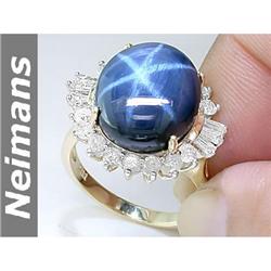 Vintage 2.00 ct Orange Sapphire & Diamond Ring 14k Gold