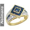 Image 1 : Vintage 1.00 ct Yellow Sapphire Ring 14k Gold USGL CERT