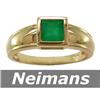Image 1 : Neimans .75 ct Emerald Ring 14kt Gold USGL CERTIFIED