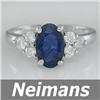 Gem Certified 2.00 ct Sapphire & VS Diamond Ring 14kt