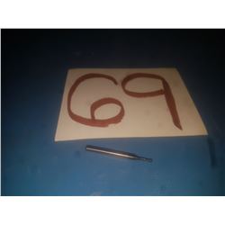 Solid Carbide End Mill 1/16" 2fl.