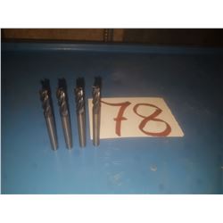 Solid Carbide End Mill 1/4"4fl.