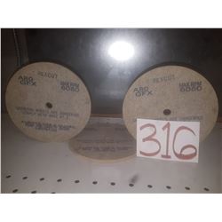 Rex Cut 6" x 1/4" x 1/2" Grinding / Buffing Unitized Disc