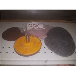 Velcro Pad 5" with assorted Disc