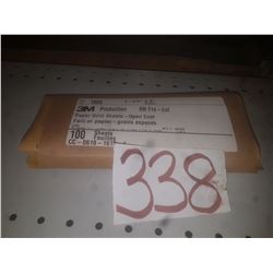 3M Sanding Paper Sheet(100) 3"11/16 x 9" Gr.180A