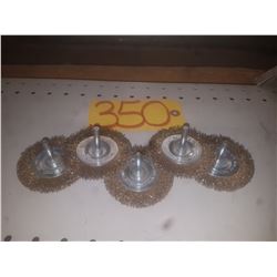 1/4" Stem-Mounted Wire Wheel 3"