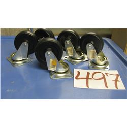 Set of Swivel Wheels with extra 1