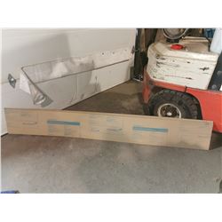 Poly-Carbonate Plexiglas 96" x 13" x 3/8"