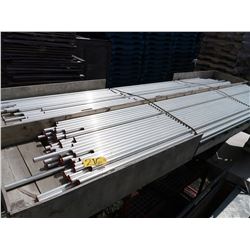 Aluminum tube 10'