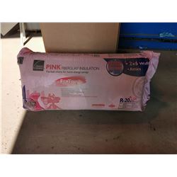 Pink Fiberglass Insulation