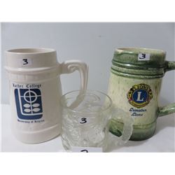 2 Steins (1) Lumsden Lions/Luther College/Mcdonalds Batman Forever Coffee Mug