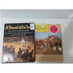 History Books Calgary Stampede, 1955 Western Horseman Magazine, Two Can Pro Rodeo Spoons