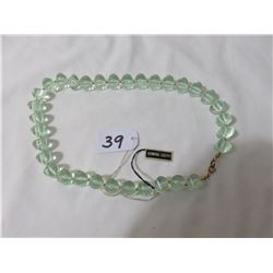 Lucite Necklace With Original Tag