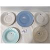 Image 1 : 4 Medalta Small Plates, Sleepy Indian etc. Also Belleck Green Mark Saucer
