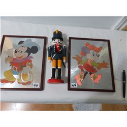 Mickey And Minnie Picture By Disney And Wood Toy Soldier