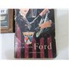 Image 2 : Old 54 Ford Match Covers In Glass With Frame, 1959 Ford Manual- Two pacific 66 Travel Maps And A 194